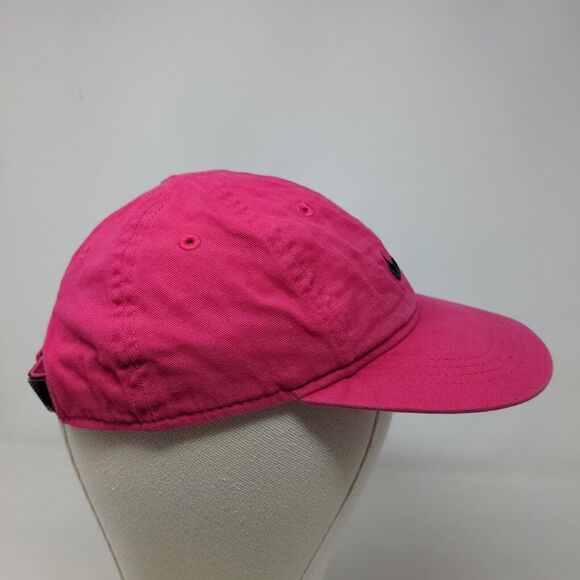Nike Girl's Strapback Hat Pink Size Child Embroidered Swoosh Logo - Picture 4 of 8